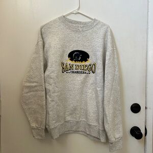 Vintage San Diego Chargers Sweatshirt, Mens L